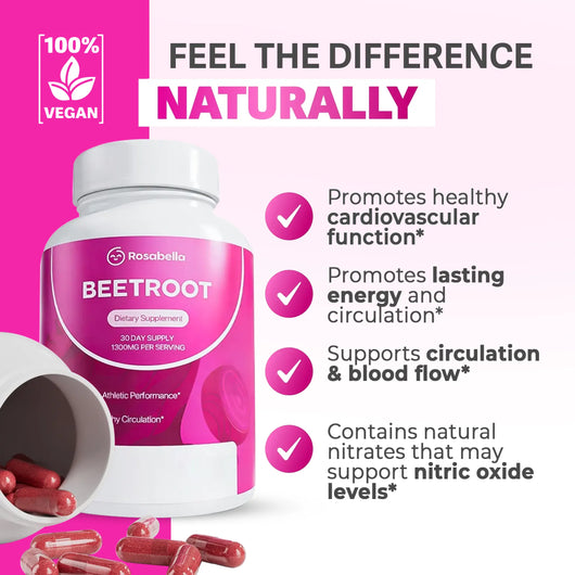 Rosabella Beetroot for Blood Flow & Heart Health Principal