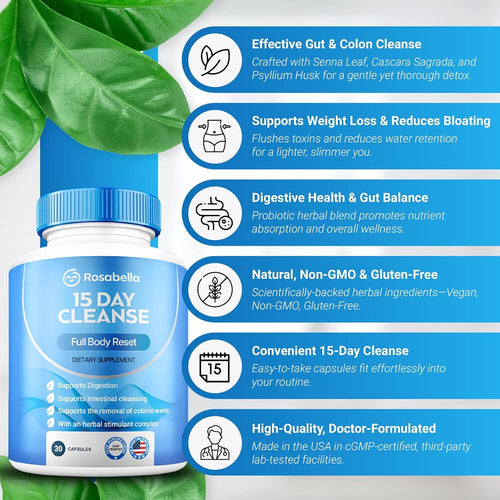 Rosabella 15 Day Colon Cleanse