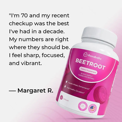 Rosabella Organic Beetroot Capsules Bogo