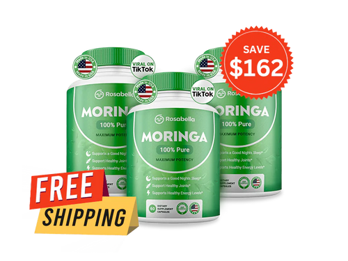 Rosabella Moringa Powder Capsule – 3x Bottle One Time Offer