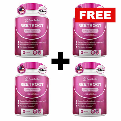 Rosabella Organic Beetroot Capsules Bogo