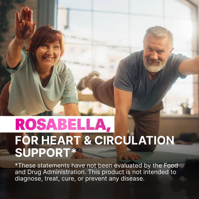 Rosabella Organic Beetroot Capsules (1300mg) for Blood Flow & Heart Health