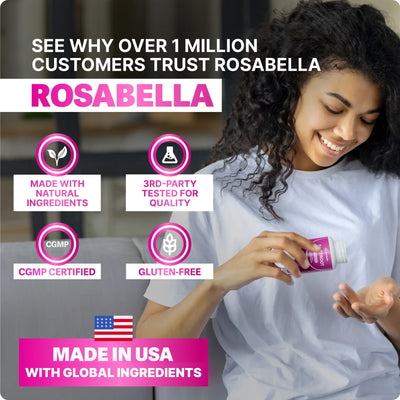 Rosabella Organic Beetroot Capsules (1300mg) for Blood Flow & Heart Health