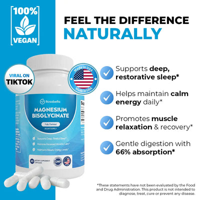 Rosabella Magnesium Capsules BOGO