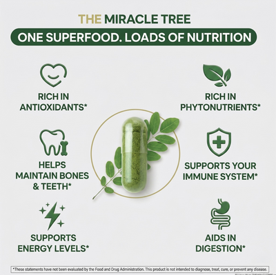Rosabella Moringa Powder Capsules Principal